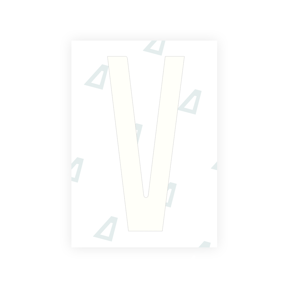 Alite Nanofilm for US (Arizona 2008) license plates - Symbol "V" - Alite