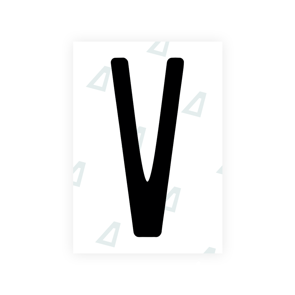 Alite Nanofilm for US (Florida 2019) license plates - Symbol "V" - Alite