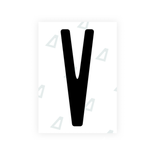 Alite Nanofilm for US (New York 2020) license plates - Symbol "V" - Alite