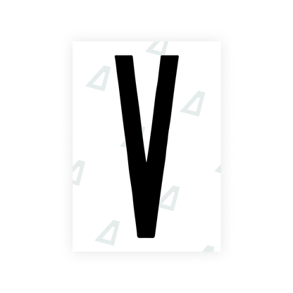 Alite Nanofilm for US (New York 2020 - Flat) license plates - Symbol "V" - Alite