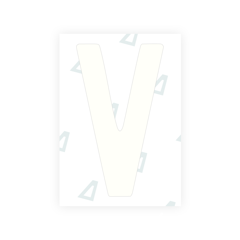 Alite Nanofilm for AUS (New South Wales) license plates - Symbol "V" - Alite