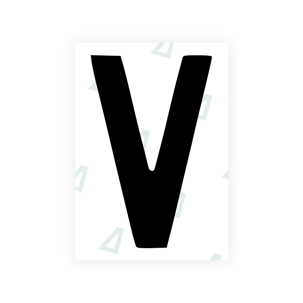 Alite Nanofilm for AUS (Queensland) license plates - Symbol "V" - Alite