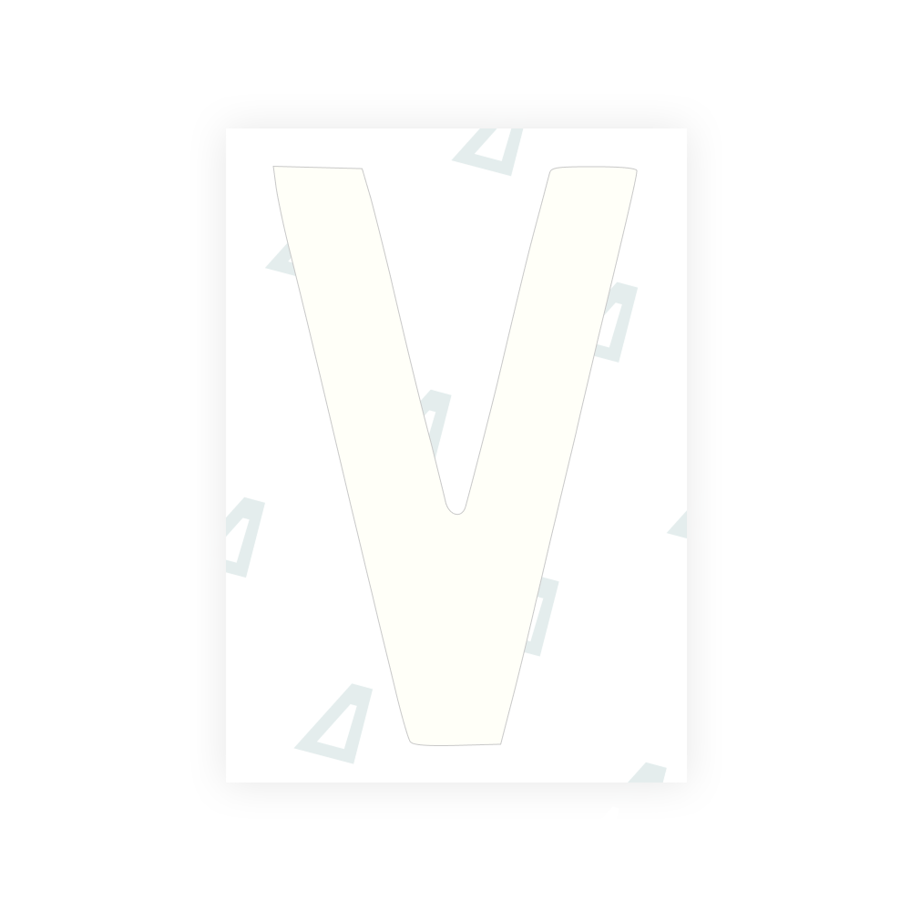 Alite Nanofilm for AUS (Queensland) license plates - Symbol "V" - Alite