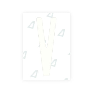 Snow Alite Nanofilm for US (New York 2001) license plates - Symbol "V"