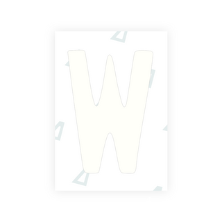 Alite Nanofilm for Chile 2007 license plates - Symbol "W" - Alite