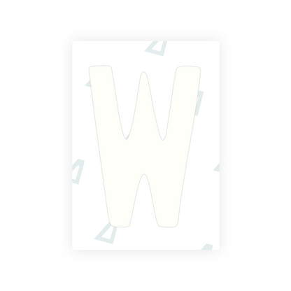 Alite Nanofilm for Chile 2007 license plates - Symbol "W" - Alite