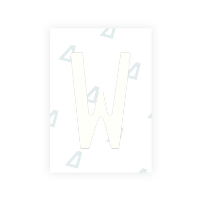 Alite Nanofilm for Chile 2014 license plates - Symbol "W" - Alite