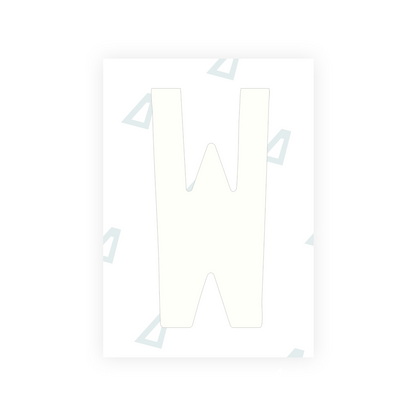 Alite Nanofilm for US (Arkansas) license plates - Symbol "W" - Alite