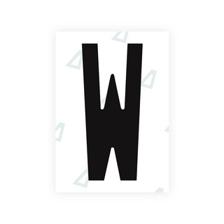 Alite Nanofilm for US (Arizona 2008) license plates - Symbol "W" - Alite