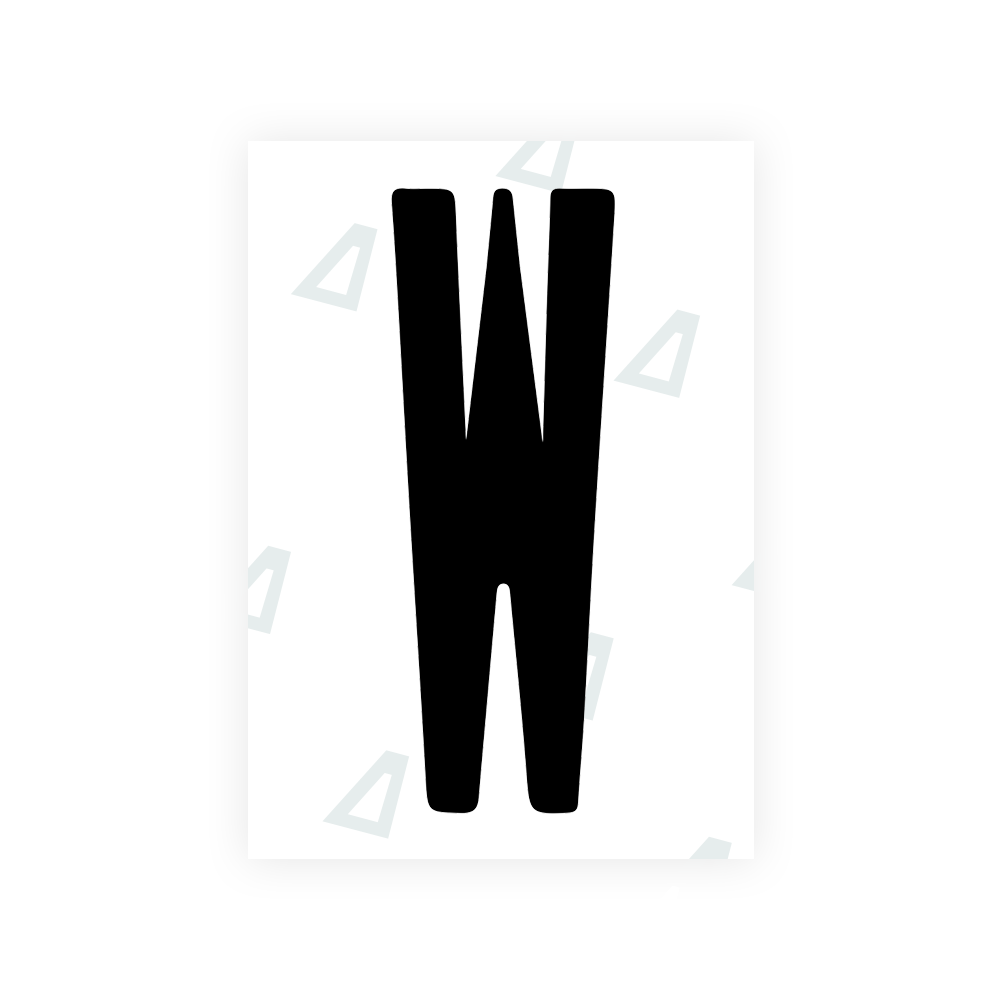 Alite Nanofilm for US (New York 2020 - Flat) license plates - Symbol "W" - Alite