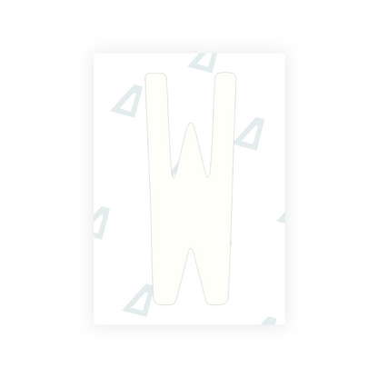 Alite Nanofilm for US (Illinois 2006 - Round) license plates - Symbol "W" - Alite