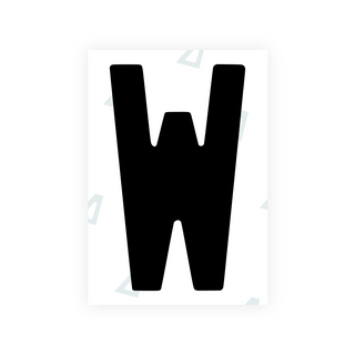 Alite Nanofilm for AUS (New South Wales) license plates - Symbol "W" - Alite