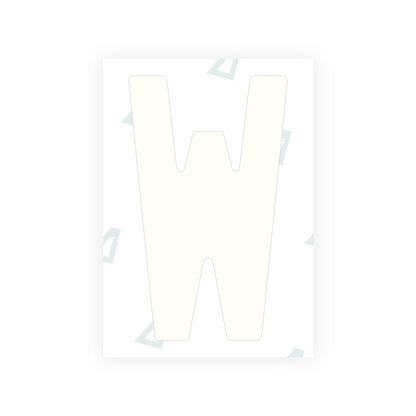 Alite Nanofilm for AUS (New South Wales) license plates - Symbol "W" - Alite