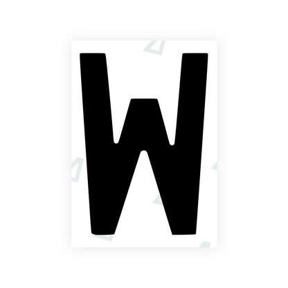 Alite Nanofilm for Poland license plates - Symbol "W" - Alite