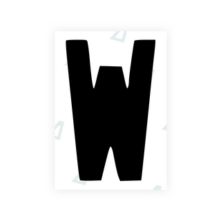 Alite Nanofilm for AUS (Queensland) license plates - Symbol "W" - Alite
