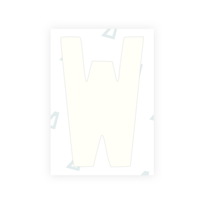 Alite Nanofilm for AUS (Queensland) license plates - Symbol "W" - Alite