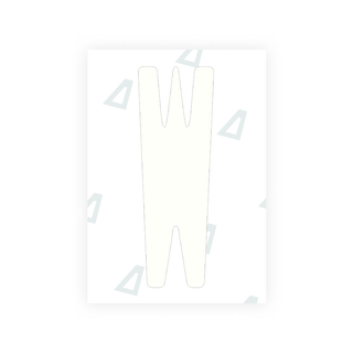 Alite Nanofilm for US (New York 2020) license plates - Symbol "W" - Alite