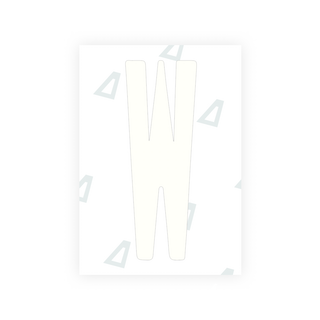 Alite Nanofilm for US (New York 2020 - Flat) license plates - Symbol "W" - Alite