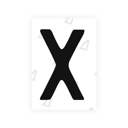 Alite Nanofilm for Chile 2007 license plates - Symbol "X" - Alite