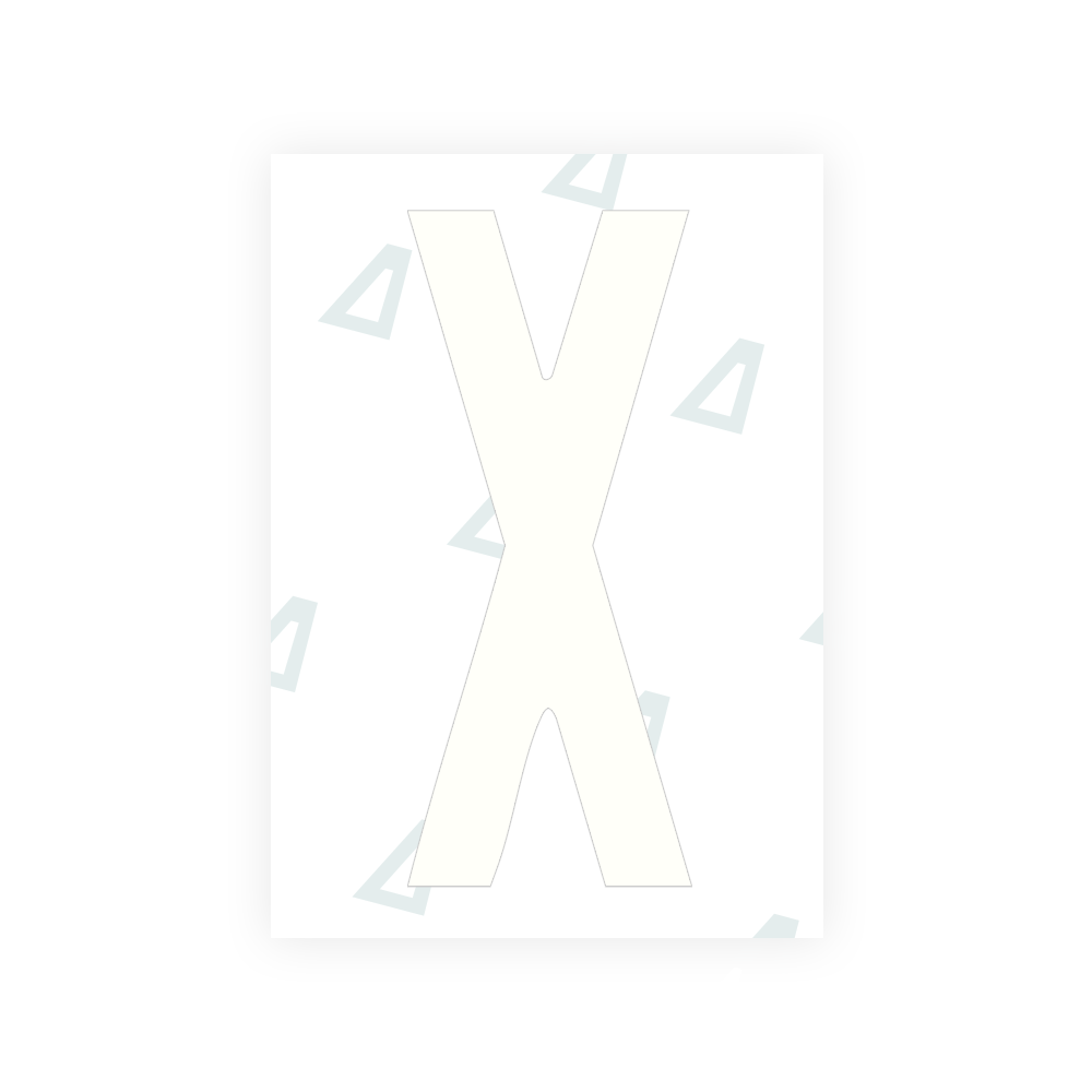 Alite Nanofilm for US (Arizona 2008) license plates - Symbol "X" - Alite