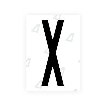 Alite Nanofilm for US (New York 2020 - Flat) license plates - Symbol "X" - Alite