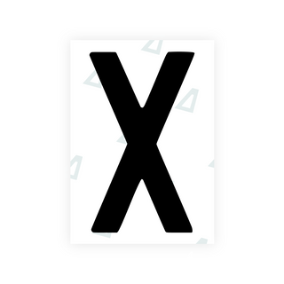 Alite Nanofilm for AUS (New South Wales) license plates - Symbol "X" - Alite
