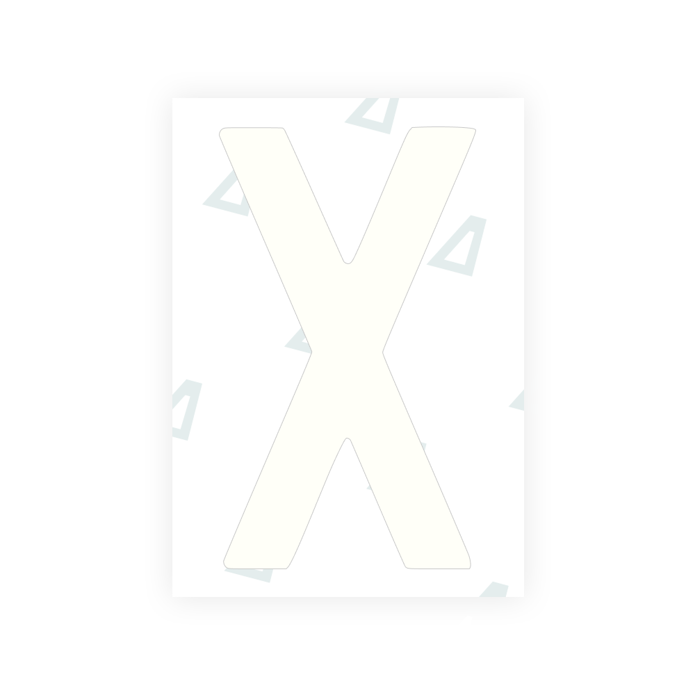 Alite Nanofilm for AUS (New South Wales) license plates - Symbol "X" - Alite
