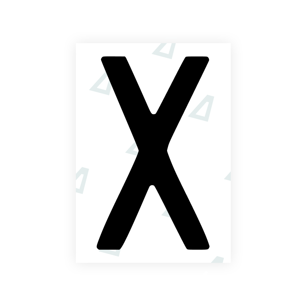 Alite Nanofilm for Poland license plates - Symbol "X" - Alite