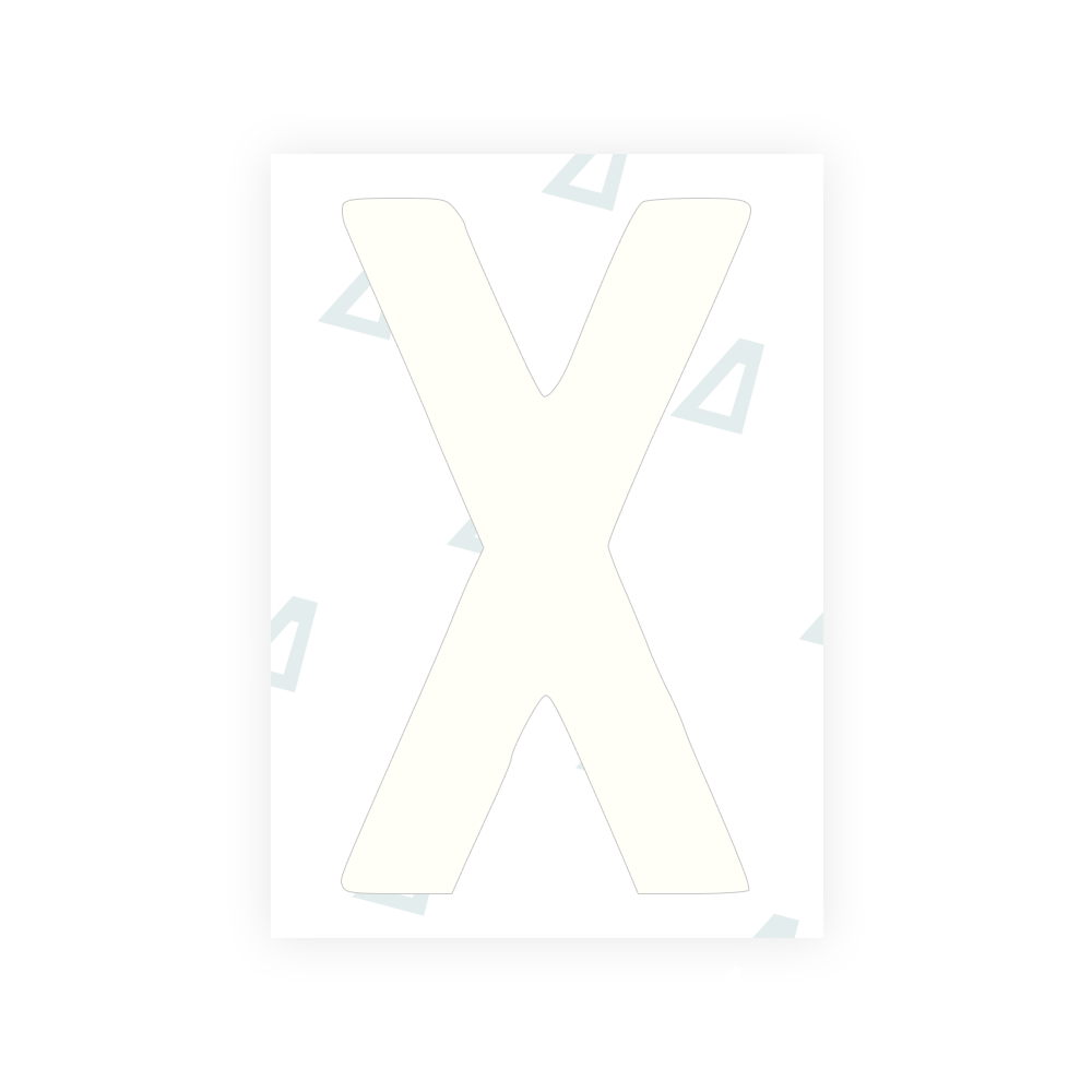 Alite Nanofilm for AUS (Queensland) license plates - Symbol "X" - Alite