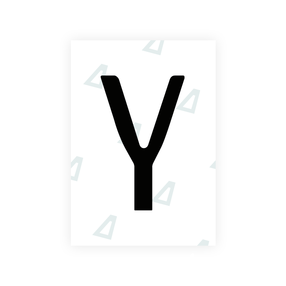 Alite Nanofilm for Chile 2014 license plates - Symbol "Y" - Alite