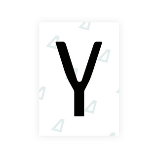 Alite Nanofilm for Chile 2014 license plates - Symbol "Y" - Alite