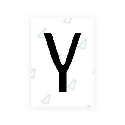 Alite Nanofilm for Chile 2014 license plates - Symbol "Y" - Alite