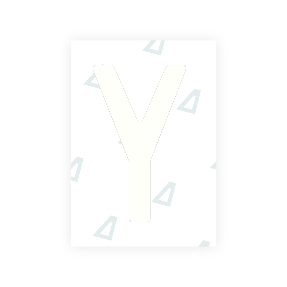 Alite Nanofilm for Chile 2007 license plates - Symbol "Y" - Alite