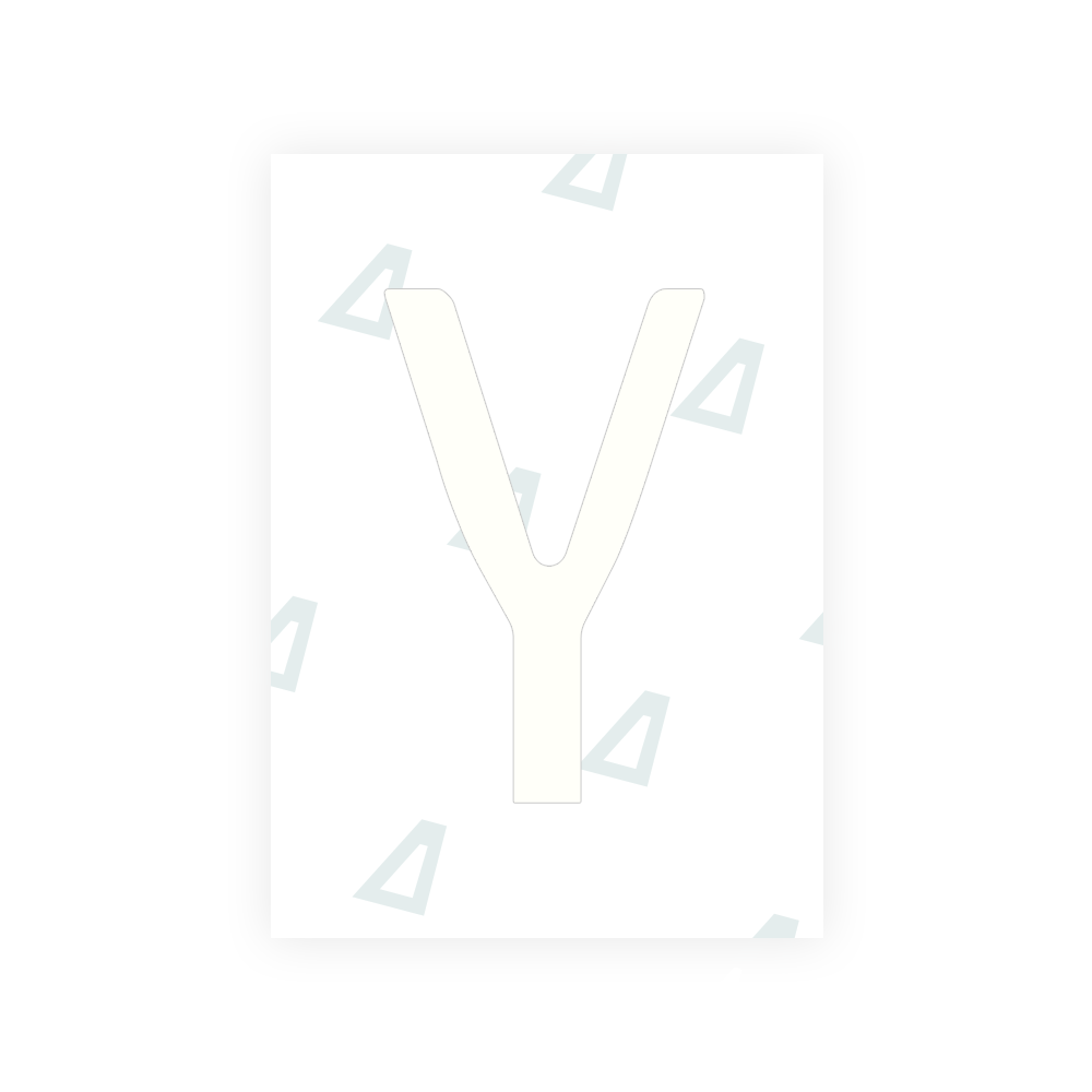 Alite Nanofilm for Chile 2014 license plates - Symbol "Y" - Alite