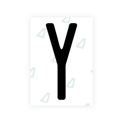 Alite Nanofilm for US (Florida 2019) license plates - Symbol "Y" - Alite