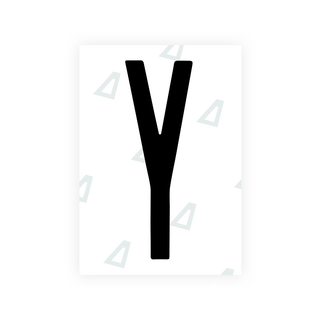 Alite Nanofilm for US (New York 2020 - Flat) license plates - Symbol "Y" - Alite