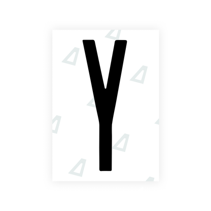 Alite Nanofilm for US (New York 2020 - Flat) license plates - Symbol "Y" - Alite