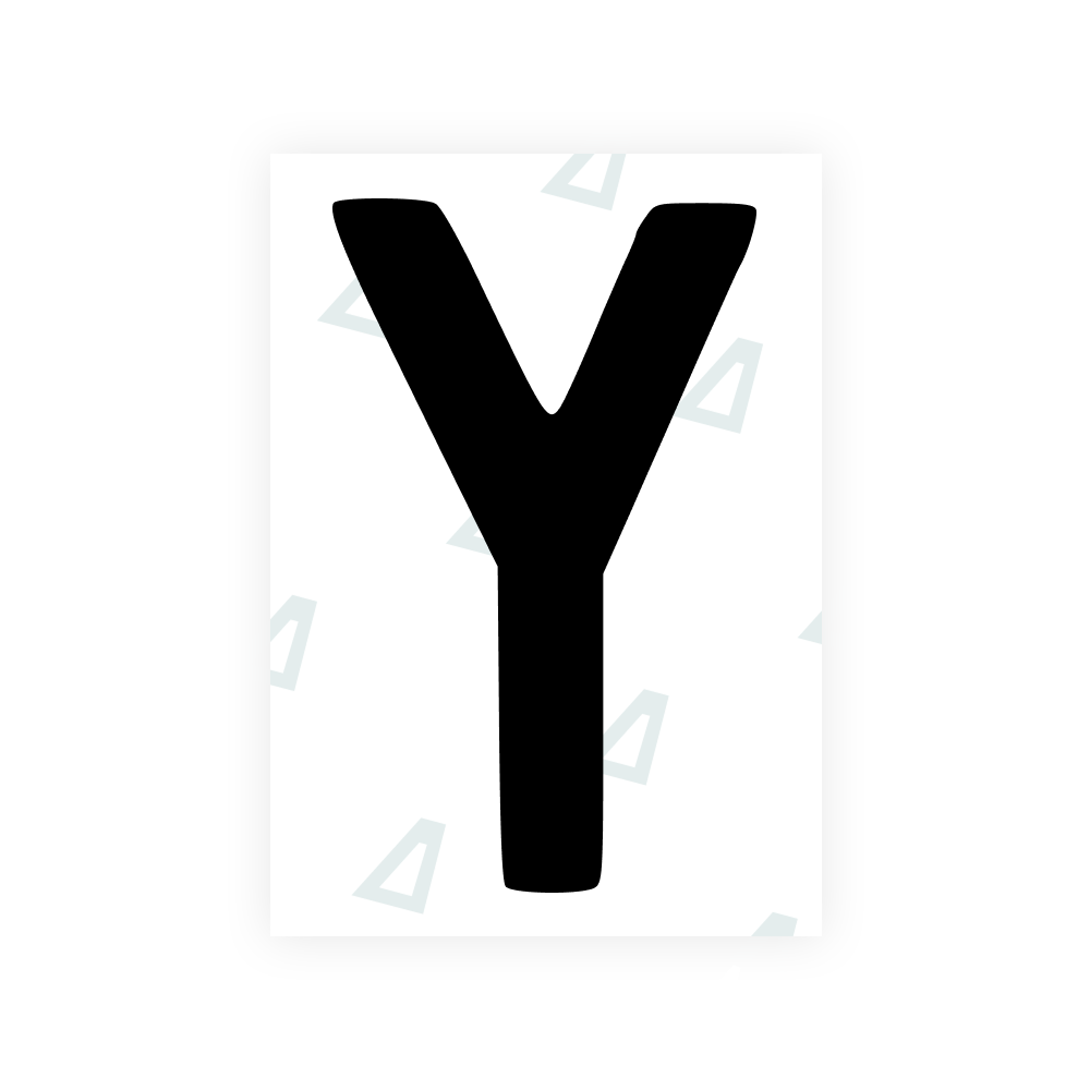 Alite Nanofilm for AUS (Queensland) license plates - Symbol "Y" - Alite