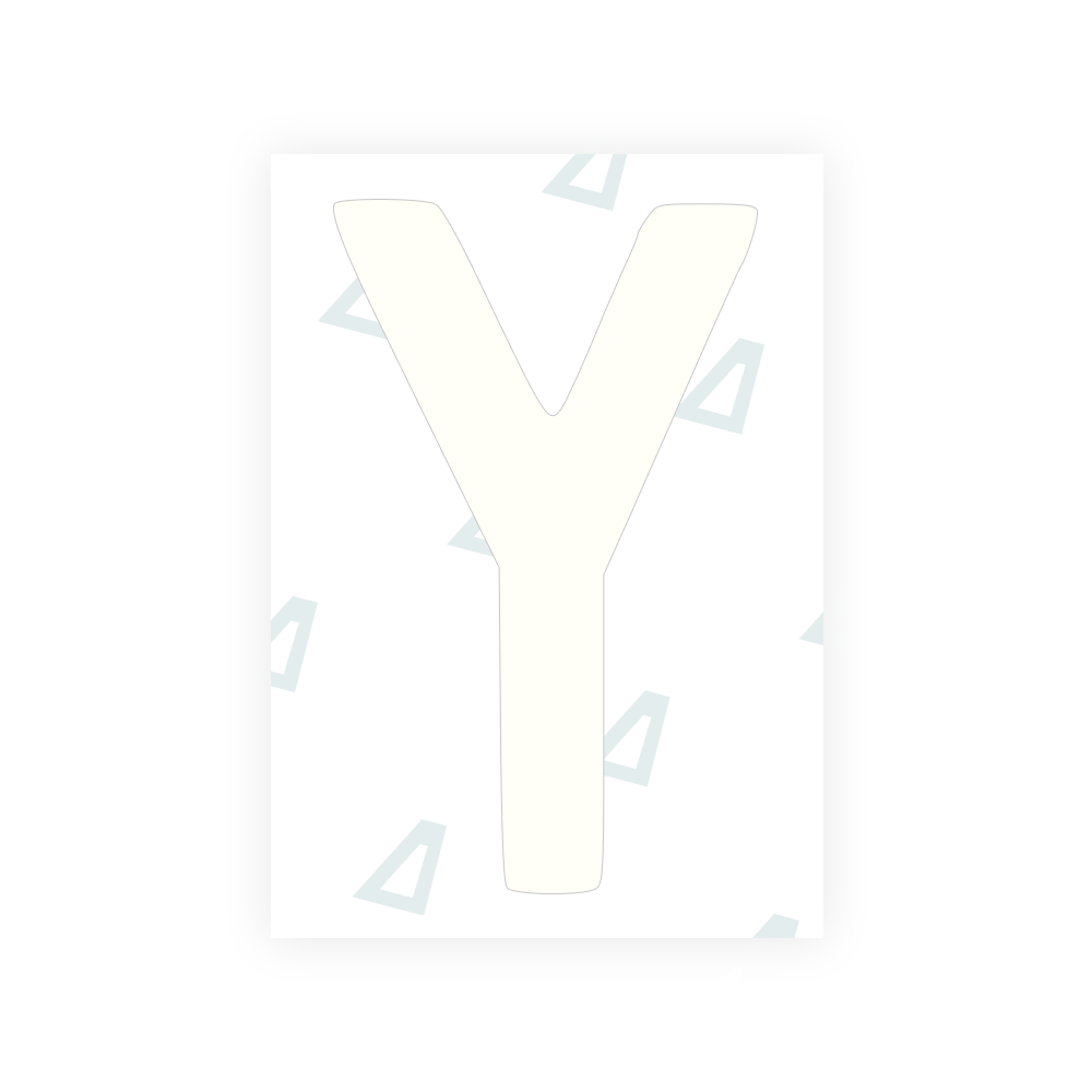 Alite Nanofilm for AUS (Queensland) license plates - Symbol "Y" - Alite
