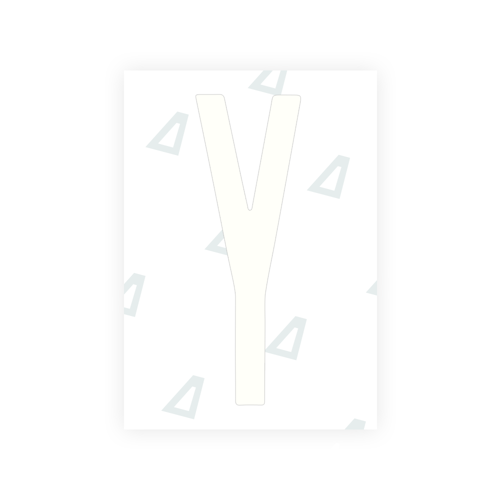 Alite Nanofilm for US (New York 2020 - Flat) license plates - Symbol "Y" - Alite