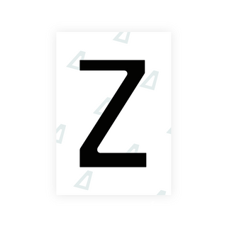 Alite Nanofilm for Chile 2014 license plates - Symbol "Z" - Alite