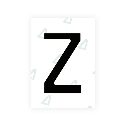 Alite Nanofilm for Chile 2014 license plates - Symbol "Z" - Alite