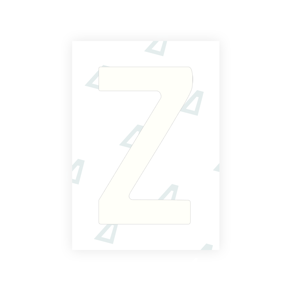 Alite Nanofilm for Chile 2007 license plates - Symbol "Z" - Alite