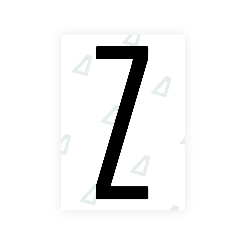 Alite Nanofilm for US (New York 2020 - Flat) license plates - Symbol "Z" - Alite