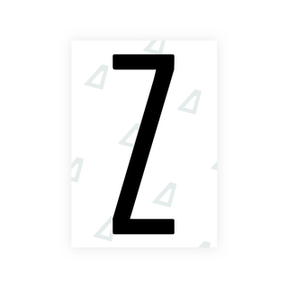 Alite Nanofilm for US (New York 2020 - Flat) license plates - Symbol "Z" - Alite