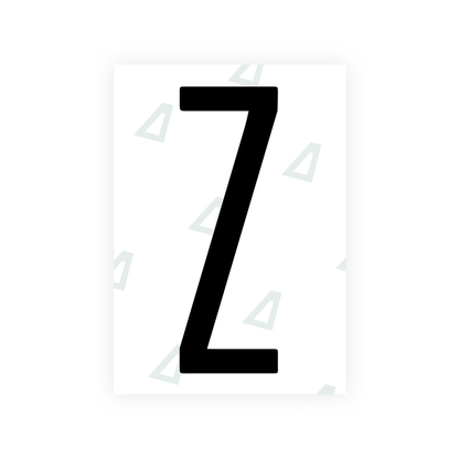 Alite Nanofilm for US (New York 2020 - Flat) license plates - Symbol "Z" - Alite