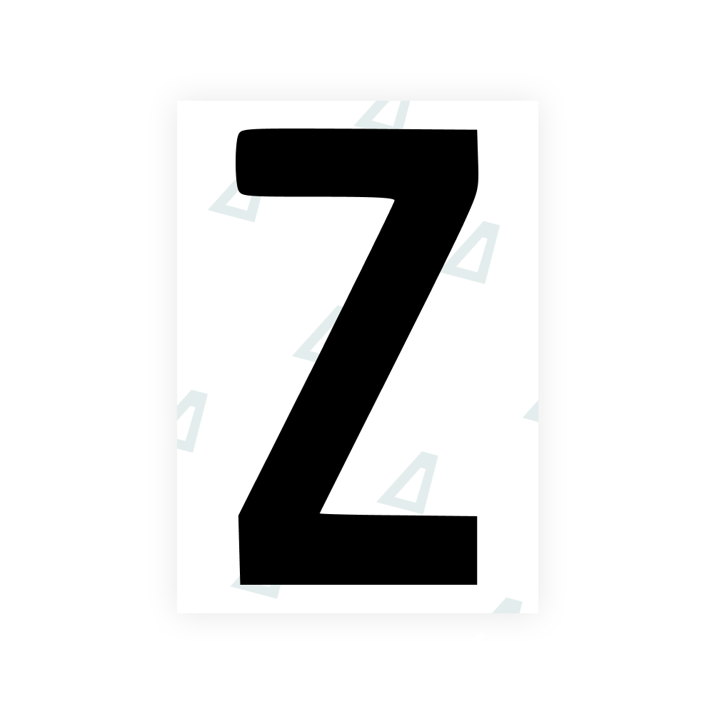 Alite Nanofilm for AUS (Queensland) license plates - Symbol "Z" - Alite