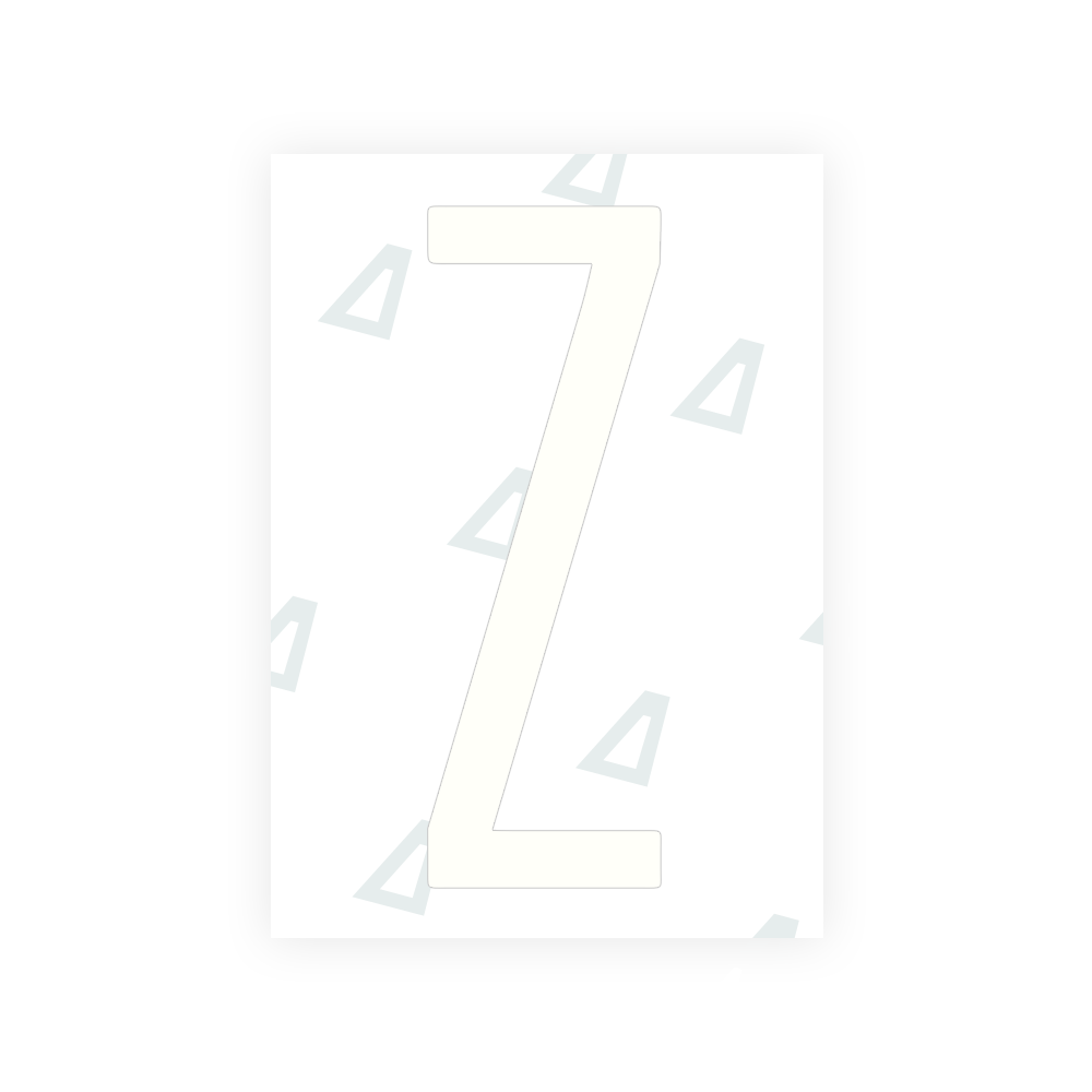 Alite Nanofilm for US (New York 2020 - Flat) license plates - Symbol "Z" - Alite